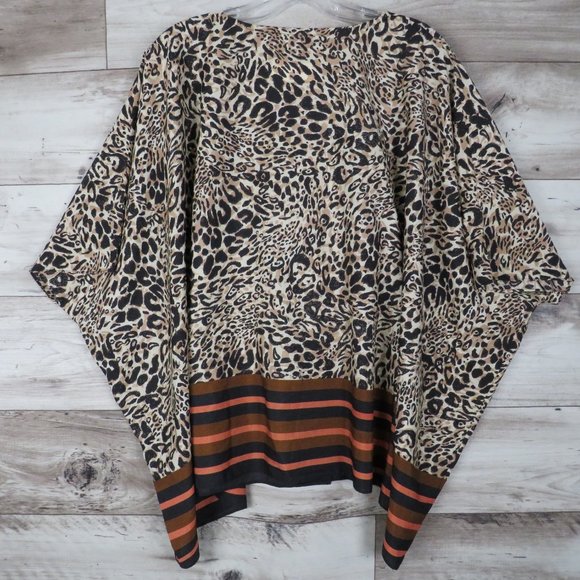 Melissa Page* Women's Tunic Button Down Straight Hem V-Neck Blouse~ Size‎ S/M - Picture 2 of 12